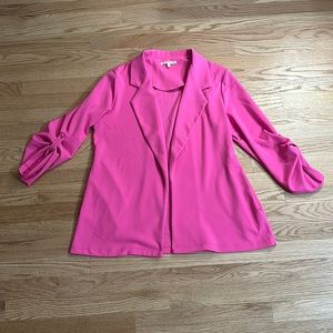 Andrée by Unit hot pink blazer